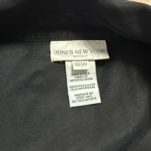 Jones New York short sleeve black button up maxi dress - Picture 6 of 7